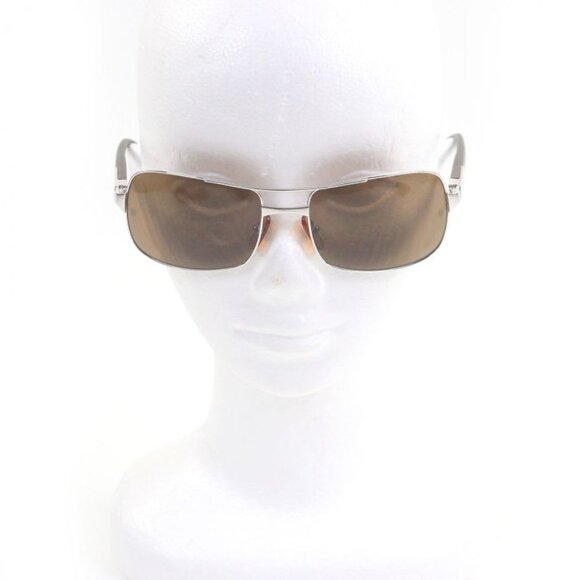 Cartier Santos De Two Bridge Eyewear Sunglasses Silver Brown Lens main image 4